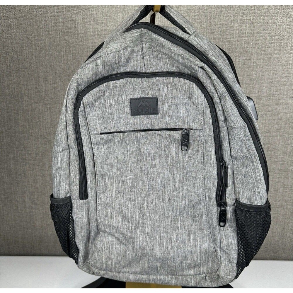 MATEIN Laptop Backpack Anti Theft Charger Bag Travel Charcoal Gray